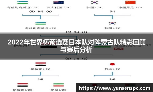 2022年世界杯预选赛日本队对阵蒙古队精彩回顾与赛后分析